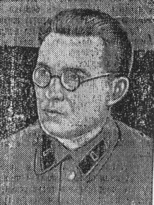ROMANOW Aleksandr Aleksandrowicz, naczelnik trzeciego oddziału NKWD w Tomsku, porucznik Biura Bezpieczeństwa ZSRR.