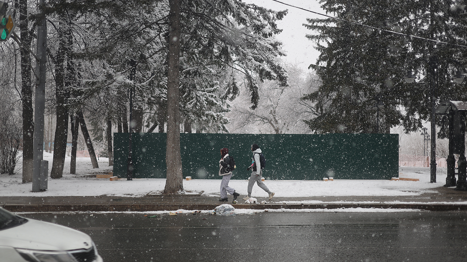 Демонтированный памятник "Камень скорби" в Сквере Памяти г. Томска